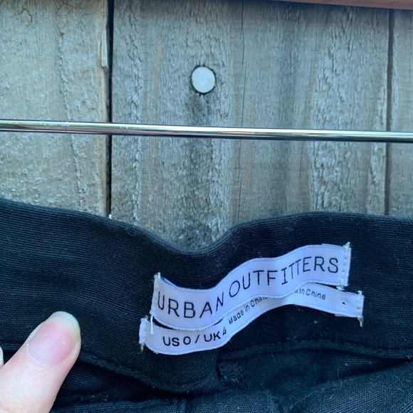 Urban Outfitters Susie black high waisted zip front pants size 0 - Picture 3 of 5